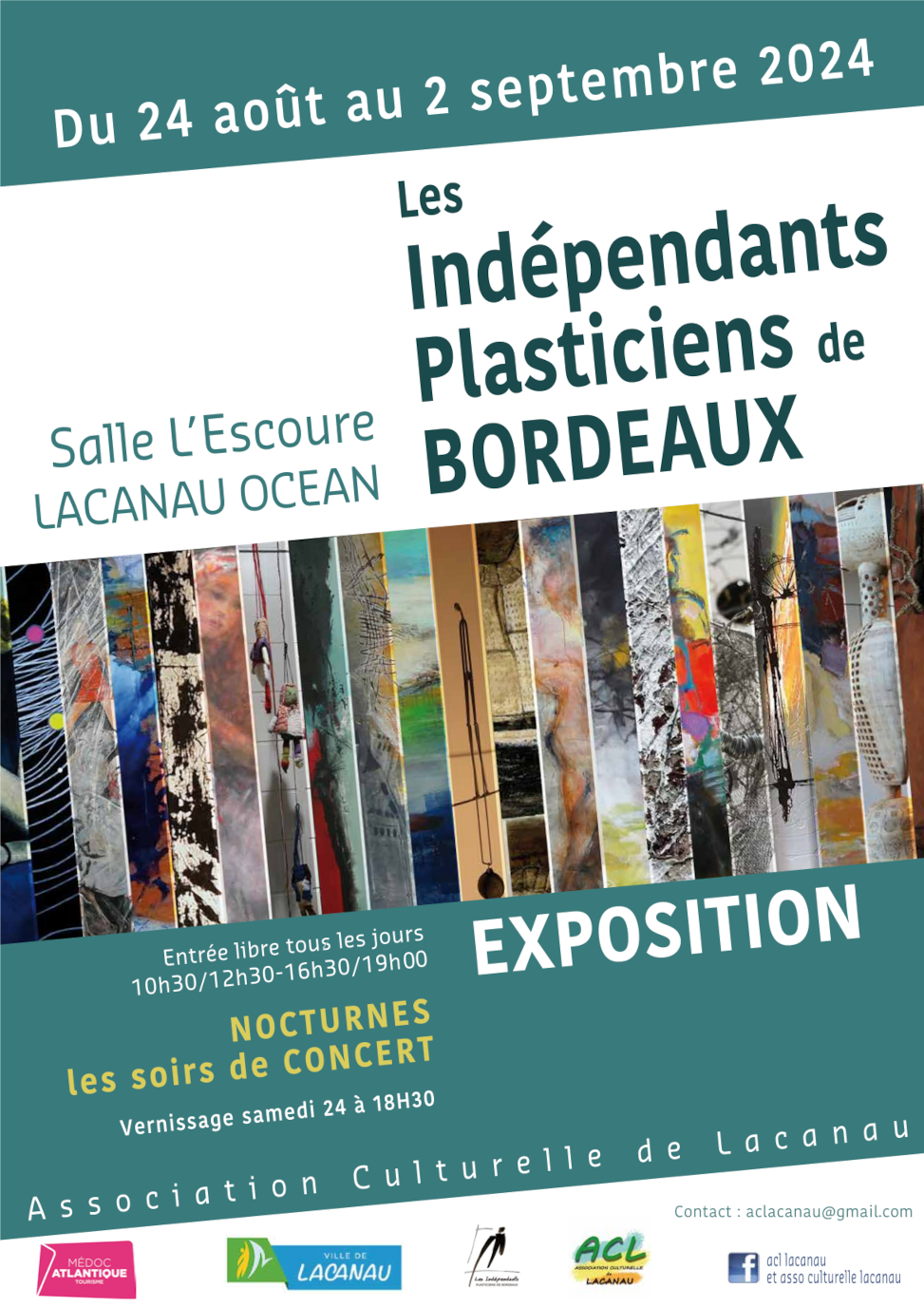 Les Indépendants plasticiens de Bordeaux exposent à Lacanau Océan