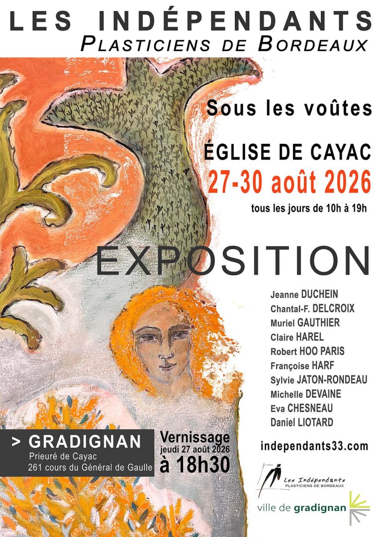 Exposition des Indépendants à l'église de Cayac